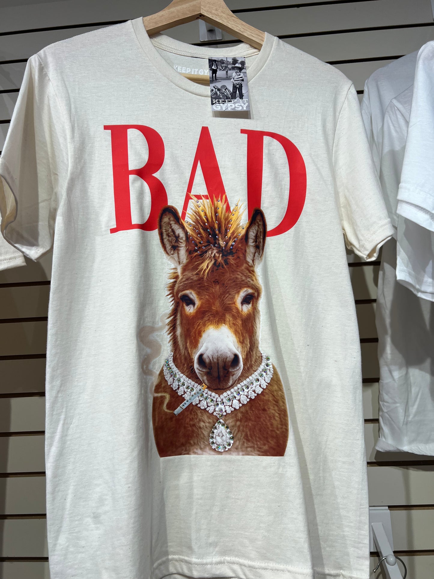 Bad A Crystal Graphic Tee