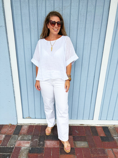 Juli Tee in White