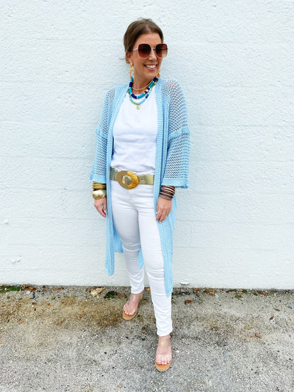 Sharon Sweater in Baby Blue