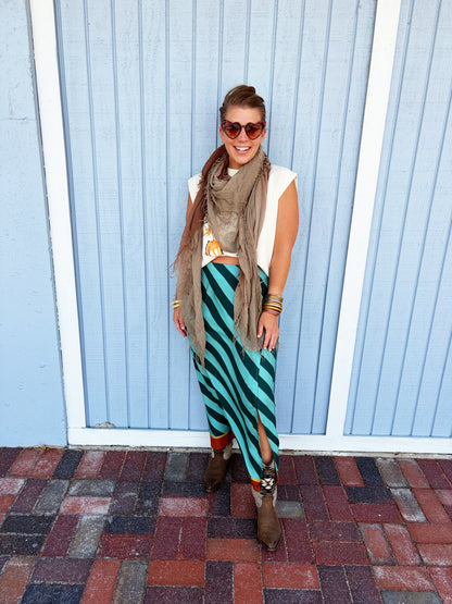 Ericka Skirt in  Green