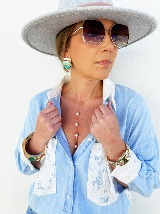 Christy Lariat in Gold