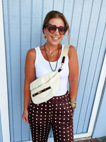 Emily Sling Bag Paris Cream