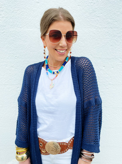 Sharon Sweater in Navy