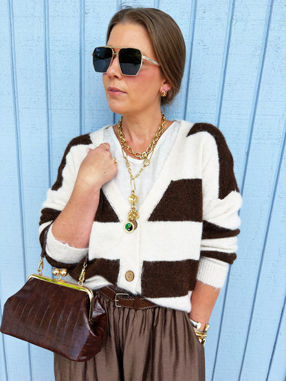 Joann Sweater in Chocolate