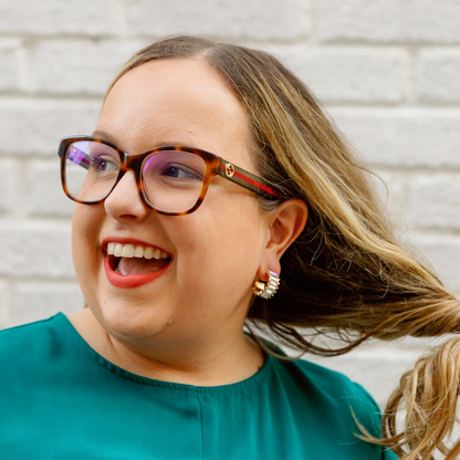 White Cheerful Hoops
