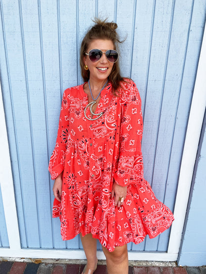 Bondi Dress Red