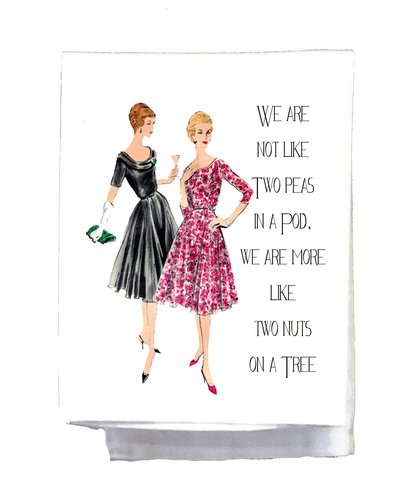 Tea Towel - Two Peas In A Pod