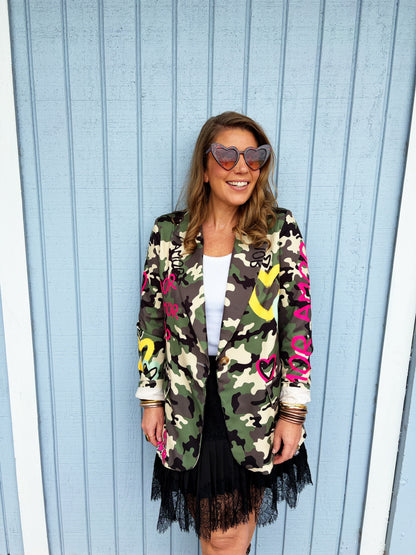 Knox Blazer (heart camo)