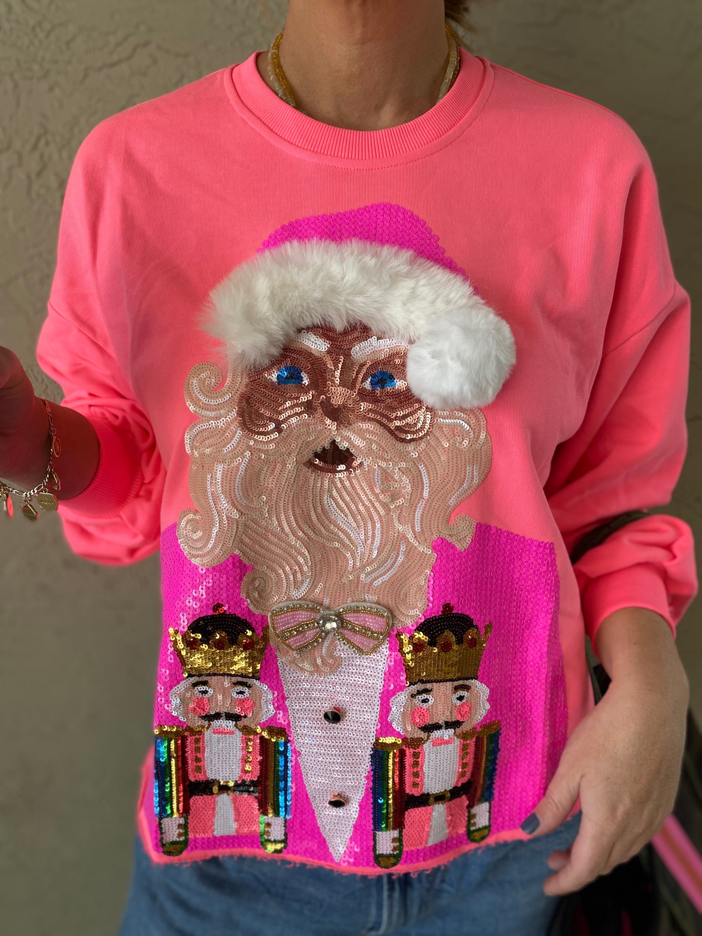 Ho Ho Holy Pink Santa!