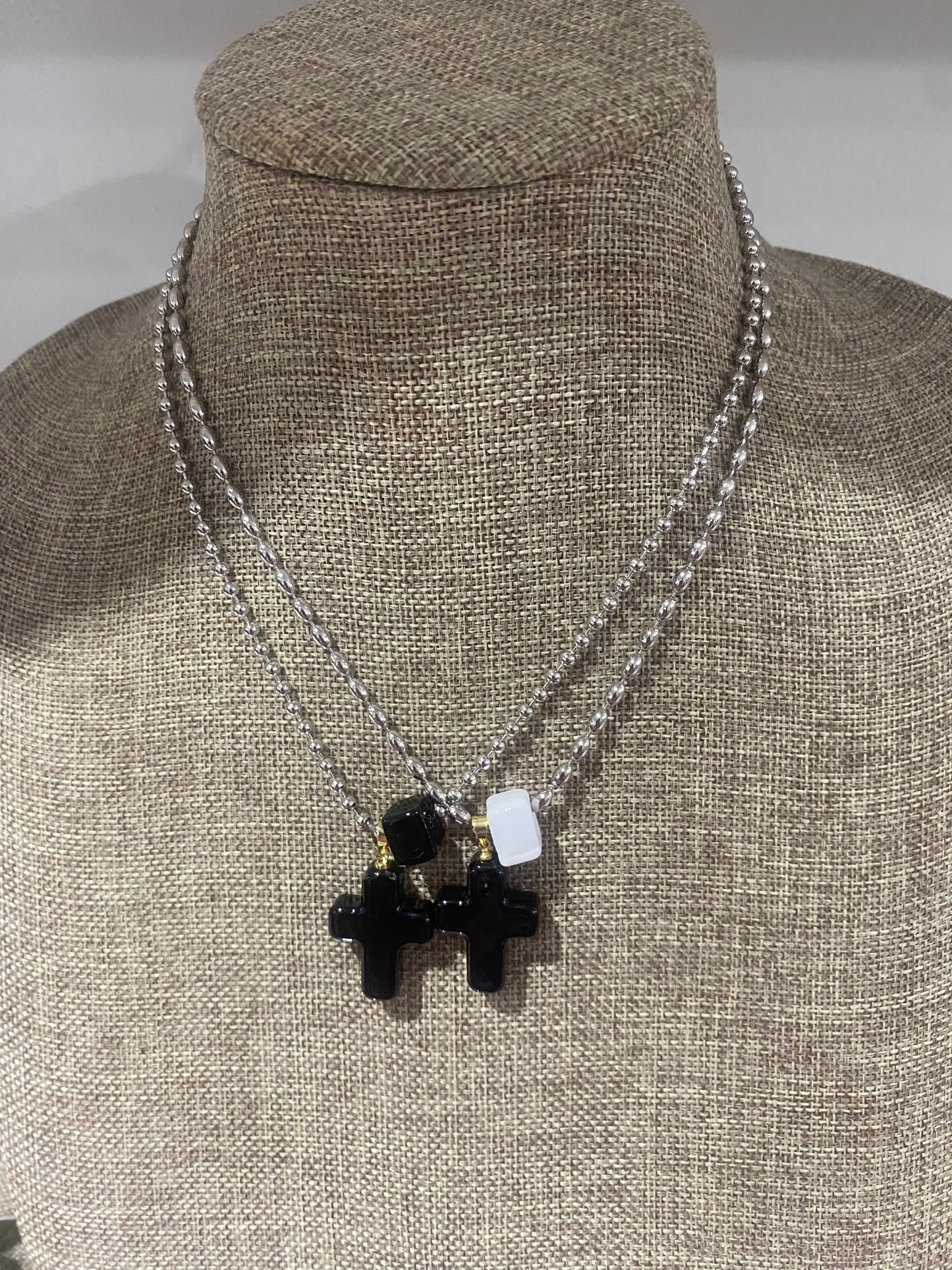 Ceramic Cross Necklaces