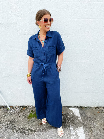 Bailey Jumpsuit in Navy