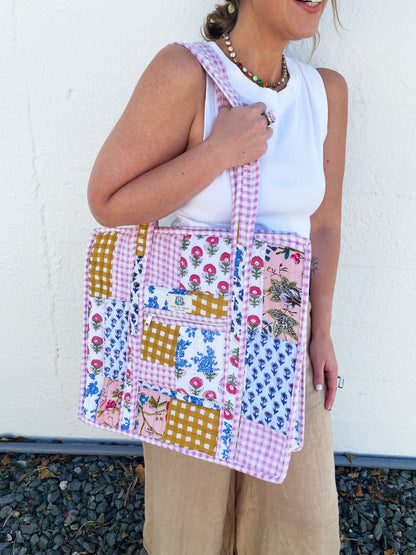 Bebe Pink Tote Bag