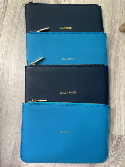 Carina Pouch (Multiple Colors & Sayings)