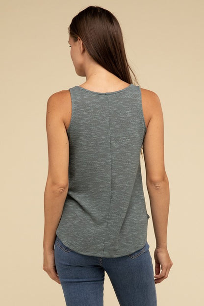 V Neck Sleeveless Cami Top