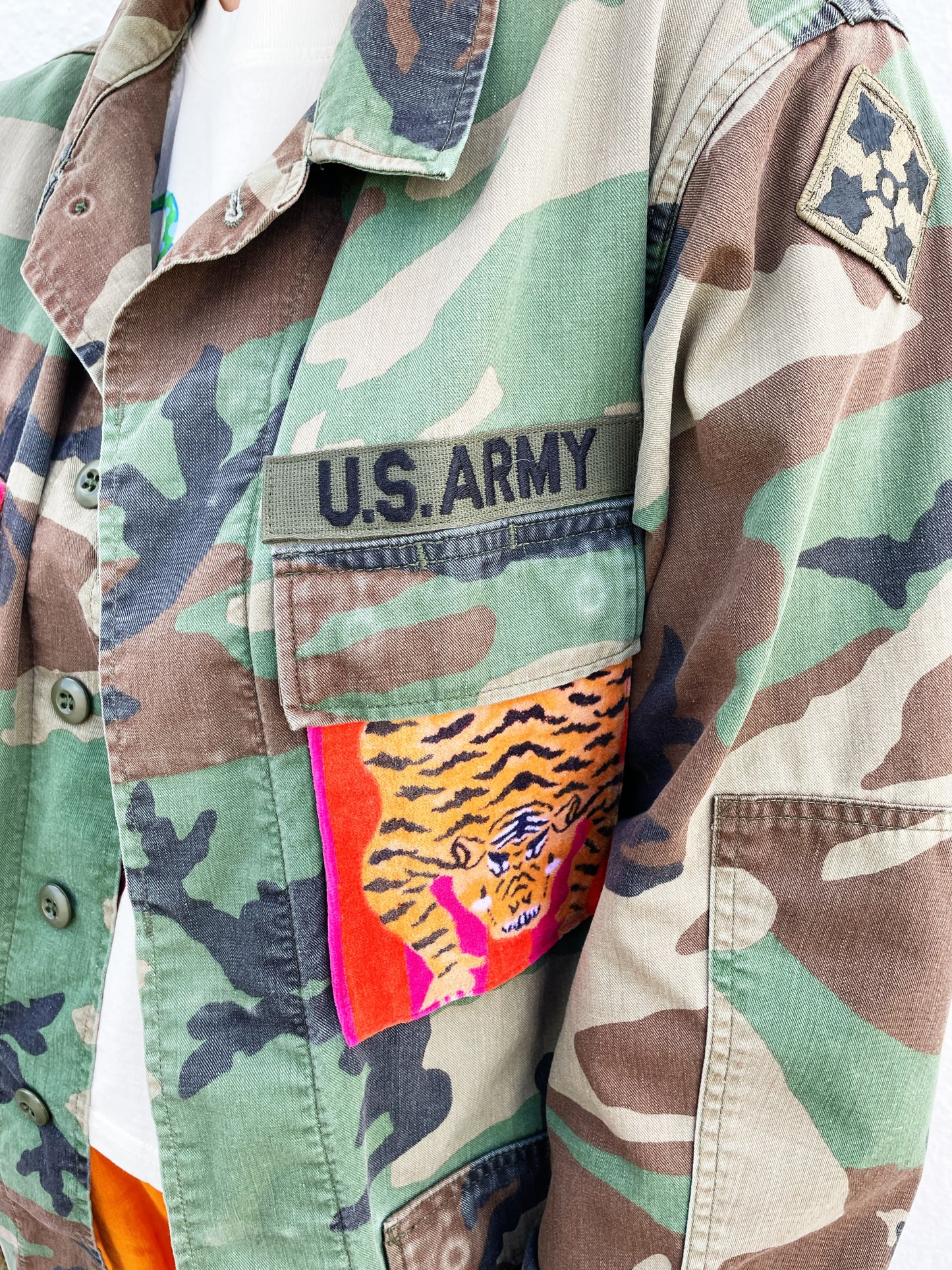 Camo Jacket with Tiger