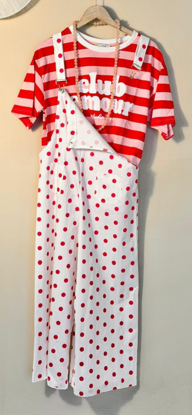 Patty Overalls Red