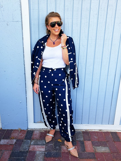 Pate Polka Dot Set Sold Separately Navy