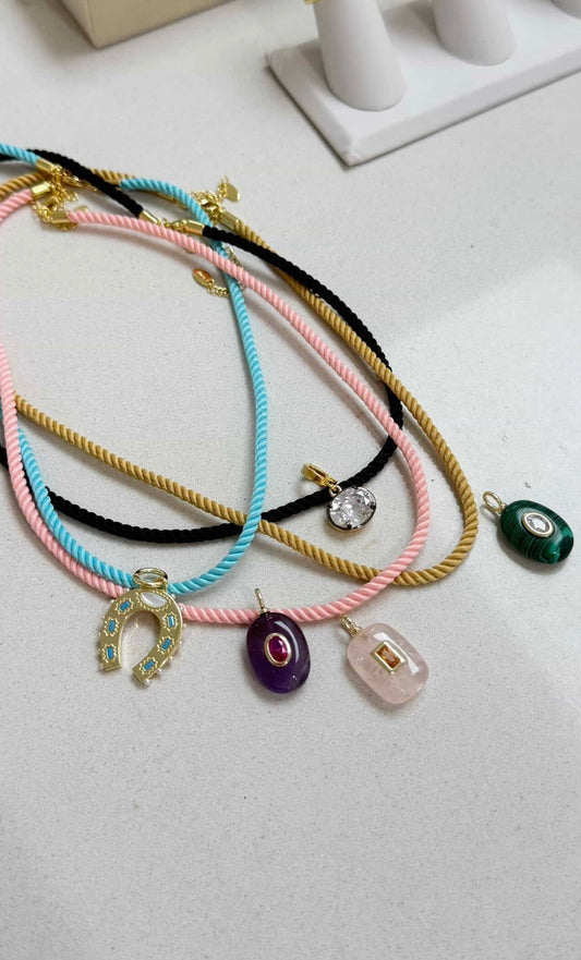 Rope Necklace (no charm included)