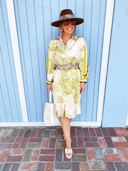 Camila Dress in Green