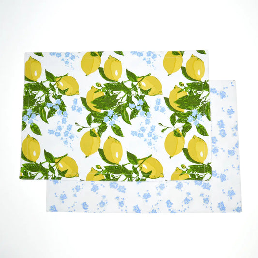 Set of 4 Reversible Placemat *Multiple Prints