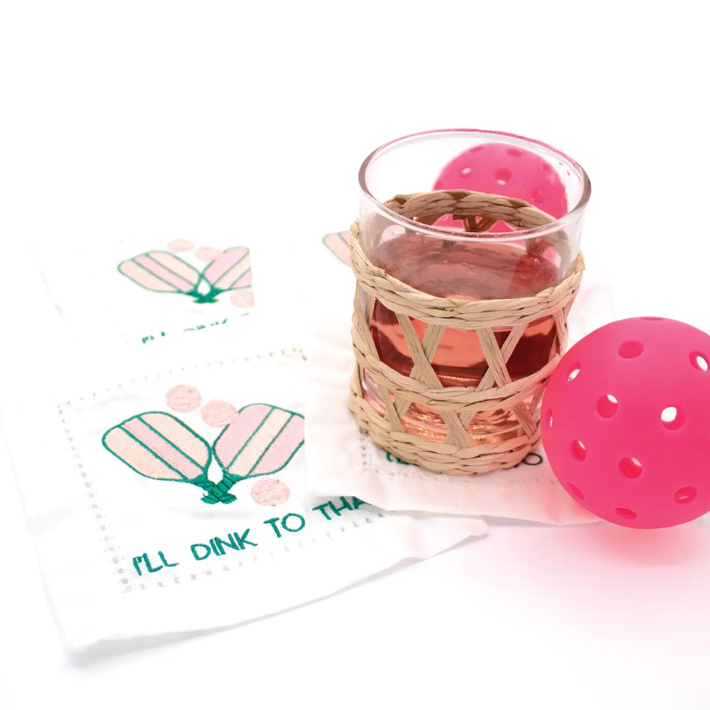 Pink Pickleball Kitchen Goods