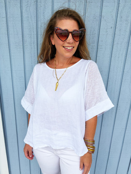 Juli Tee in White