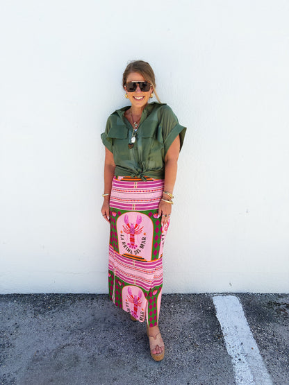 Loni Long Wrap Skirt **2 Prints