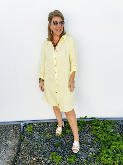 Rylee Dress Butter Yellow