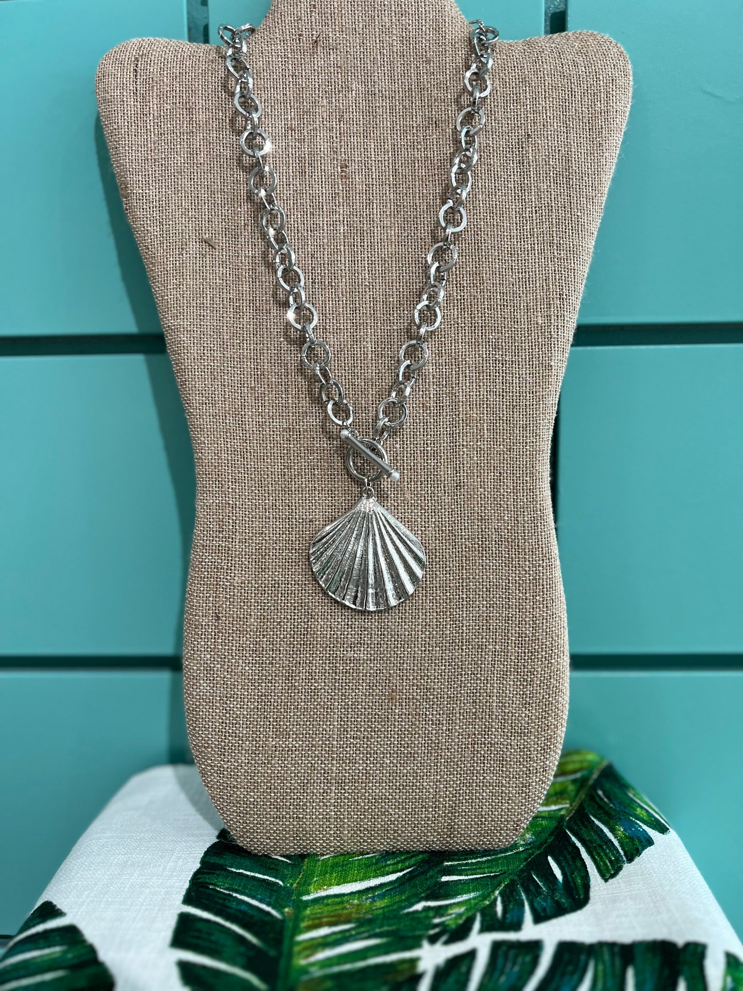 Toggle Shell Pendant Necklace