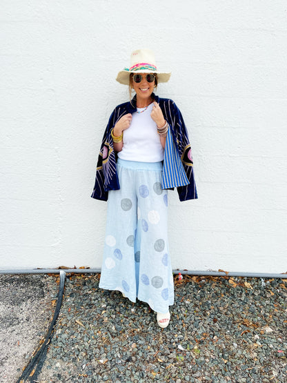 Phoebe Pant in Light Blue