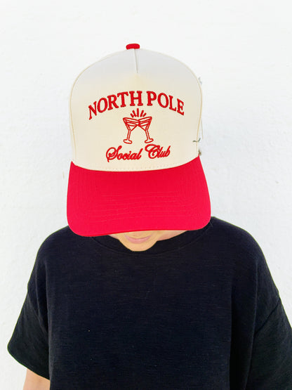 North Pole Social Club Hat (2 color ways)