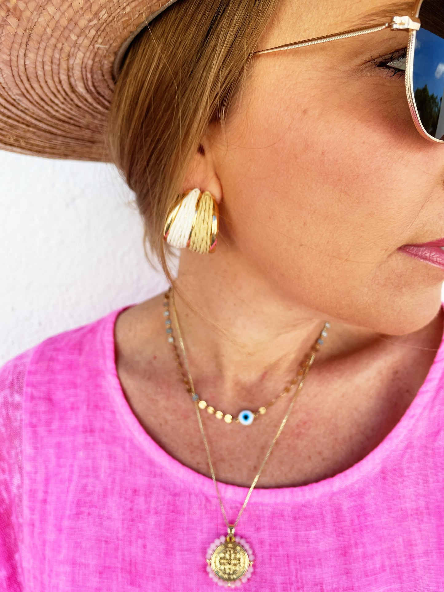 Santonio Earrings in Neutral