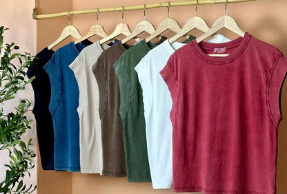 Washed Tee Shirt *multiple colors