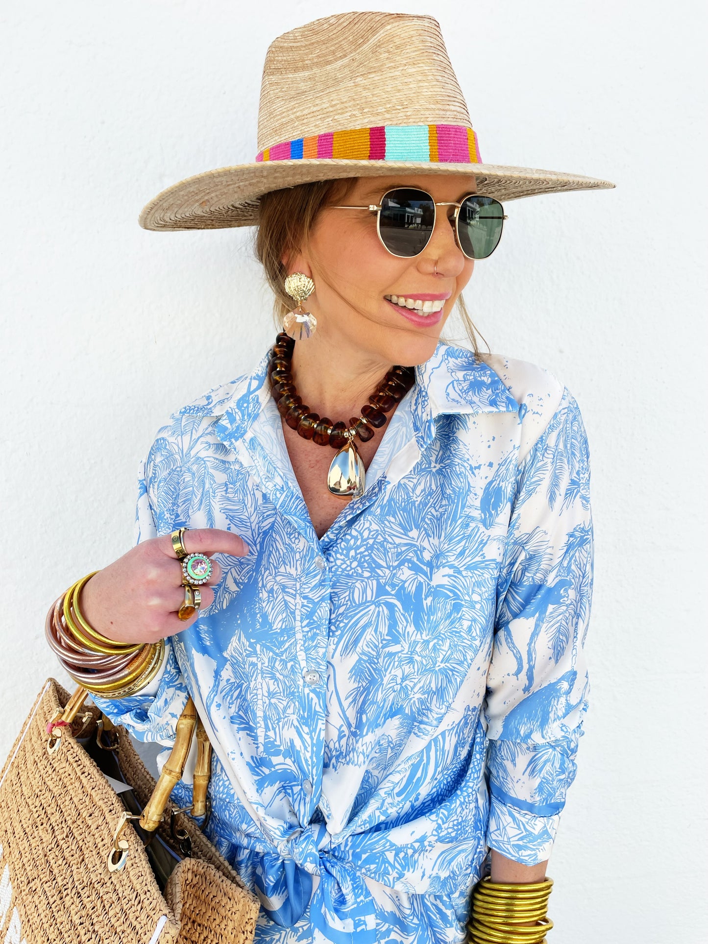 Olivia Set in Baby Blue