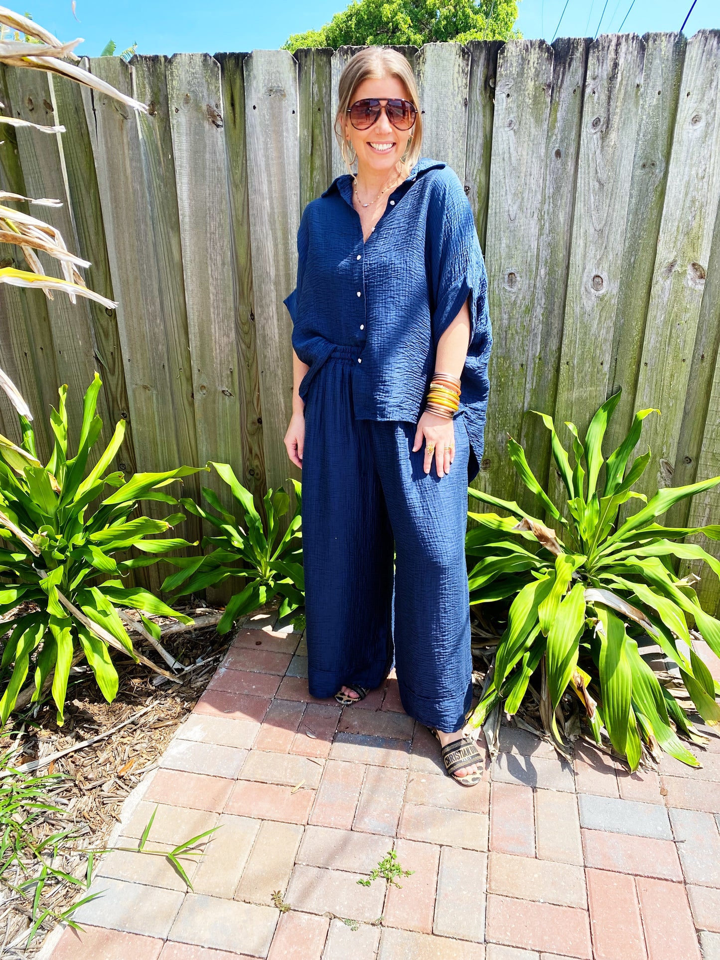 Kareemo Set in Navy