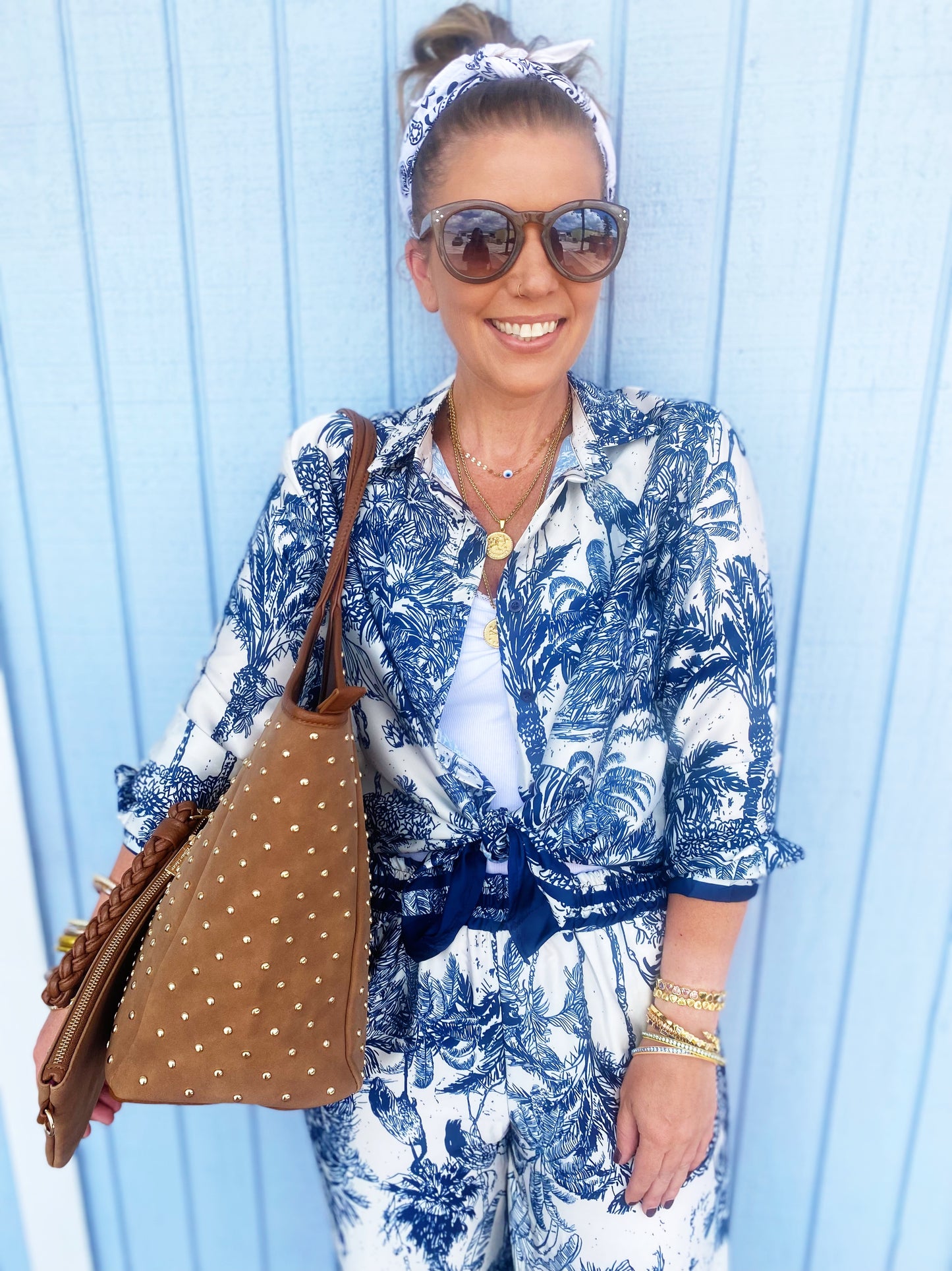 Isla Saddle Tote