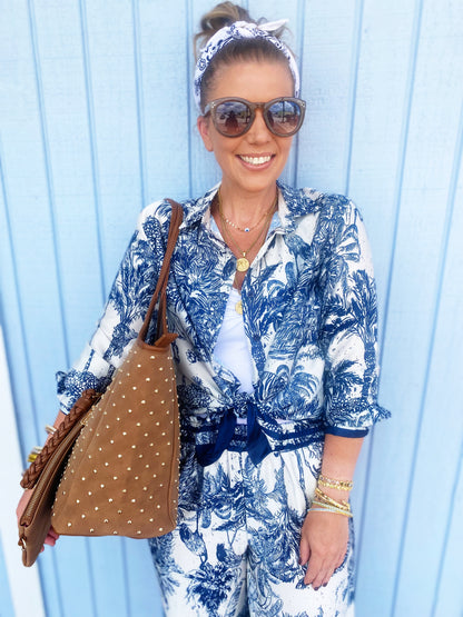 Isla Saddle Tote