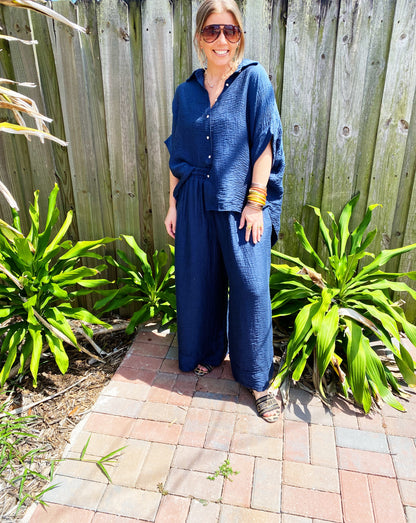 Kareemo Set in Navy