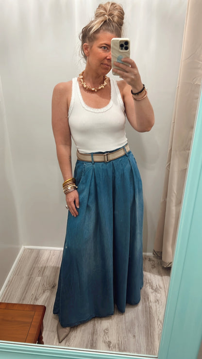 Tenley Pant Dark Wash