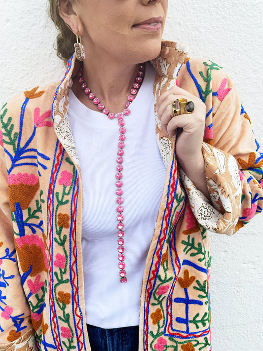 L.A. Necklace in Ultra Fuchsia PREORDER