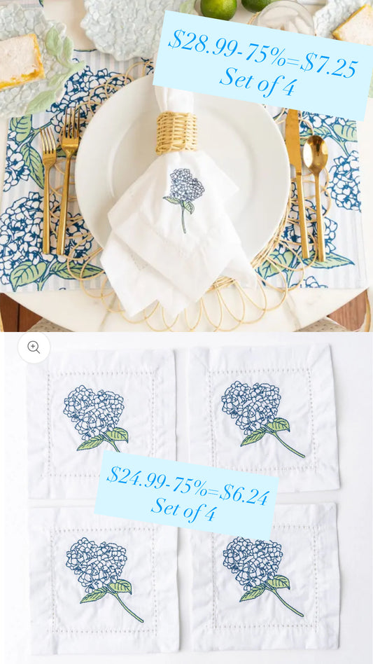 Hydrangea Stem Tablescape *FINAL SALE