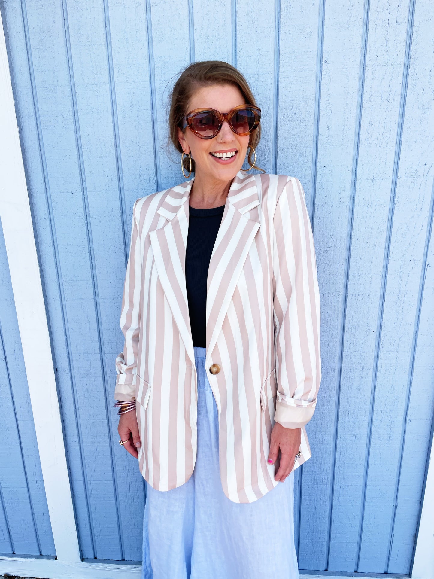 Lombardi Stripe Blazer