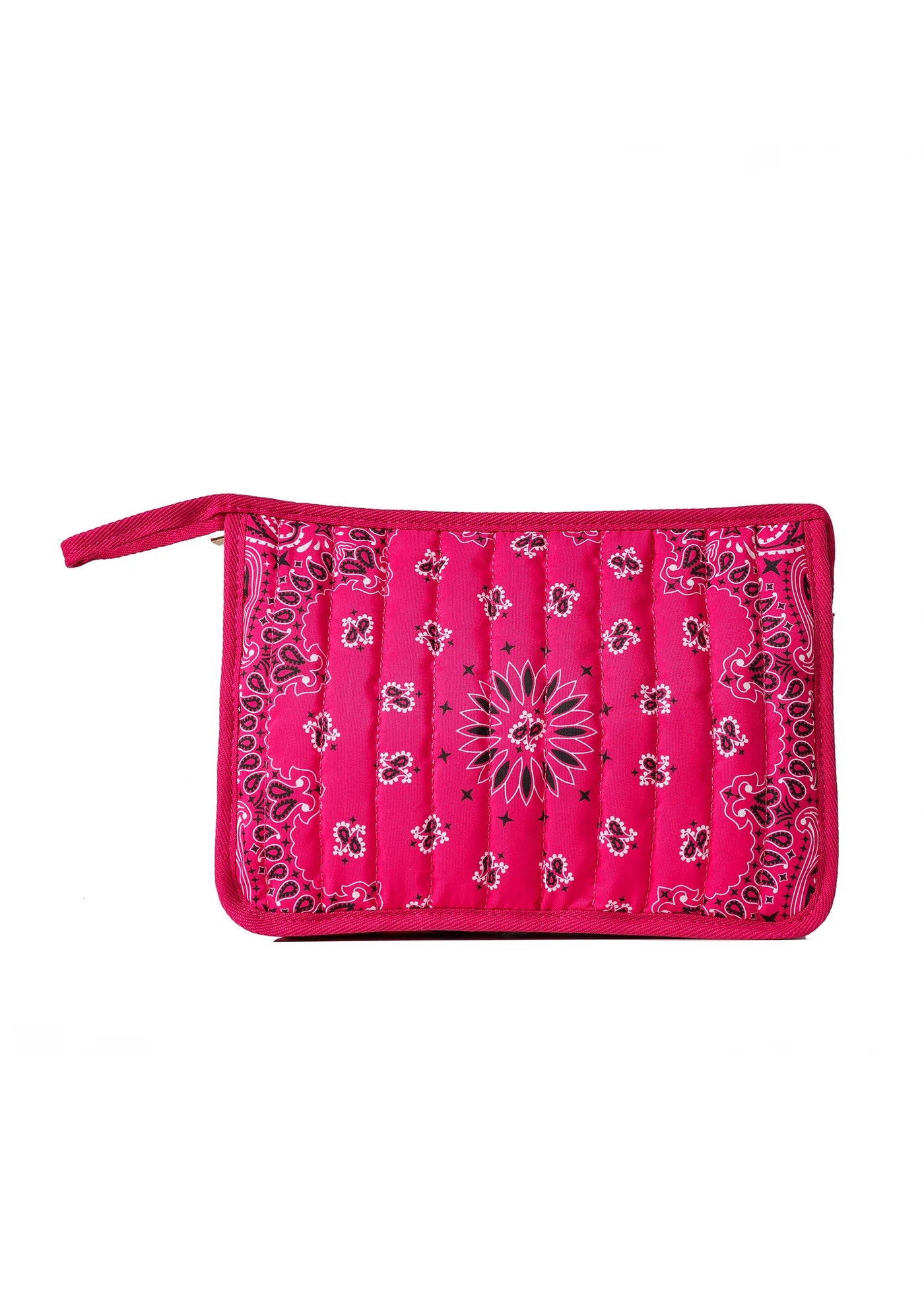 Beau Bandana Pouch Hot Pink
