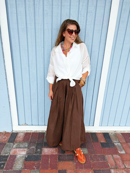 Alena Top White