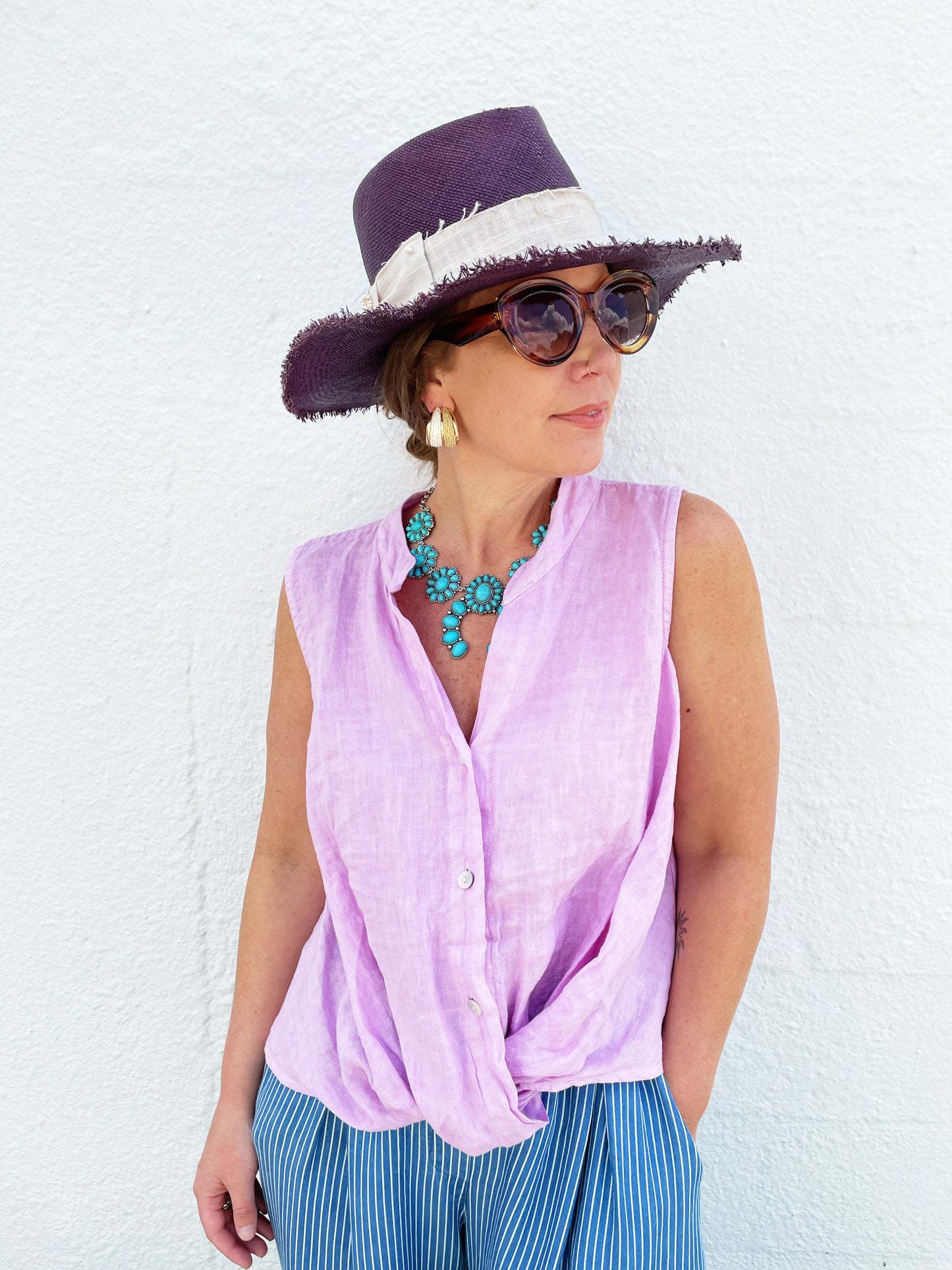Bella Top in Purple *FINAL SALE