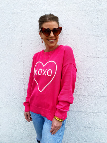 XOX Pink Sweater