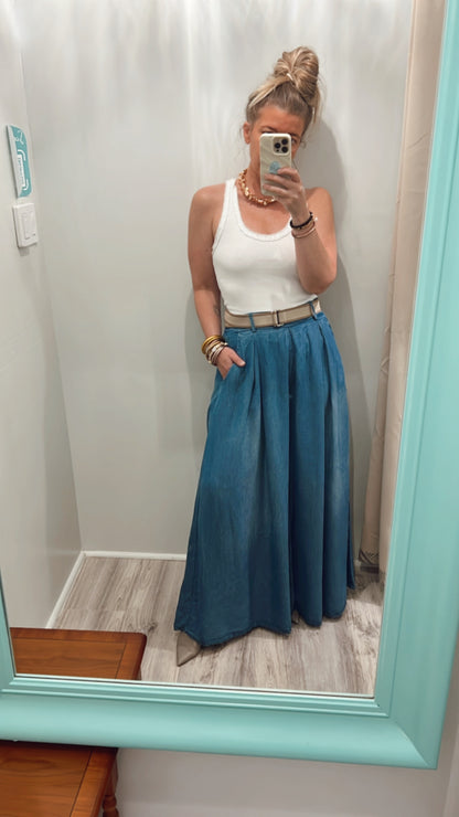 Tenley Pant Dark Wash