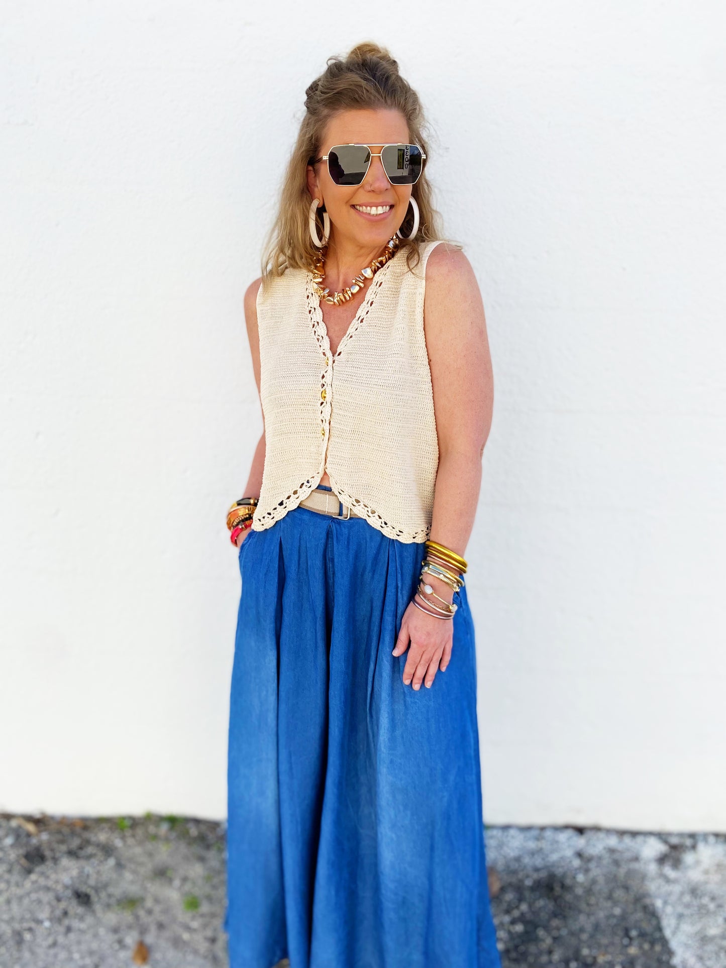 Tenley Pant Dark Wash