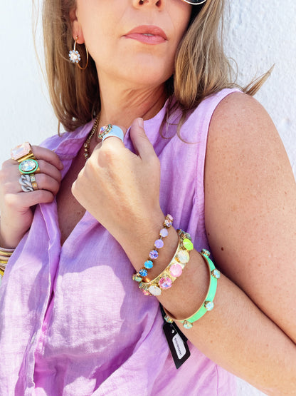 Sammy Bangle in Fairy Dust (bottom bangle)
