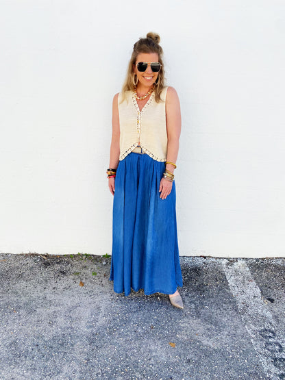 Tenley Pant Dark Wash